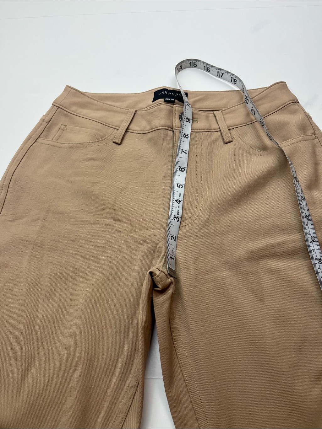 Unbound Merino Wool Women's Slim Merino Travel Pants 26 X 28 Tan Khaki Stretch — image 7 of 8